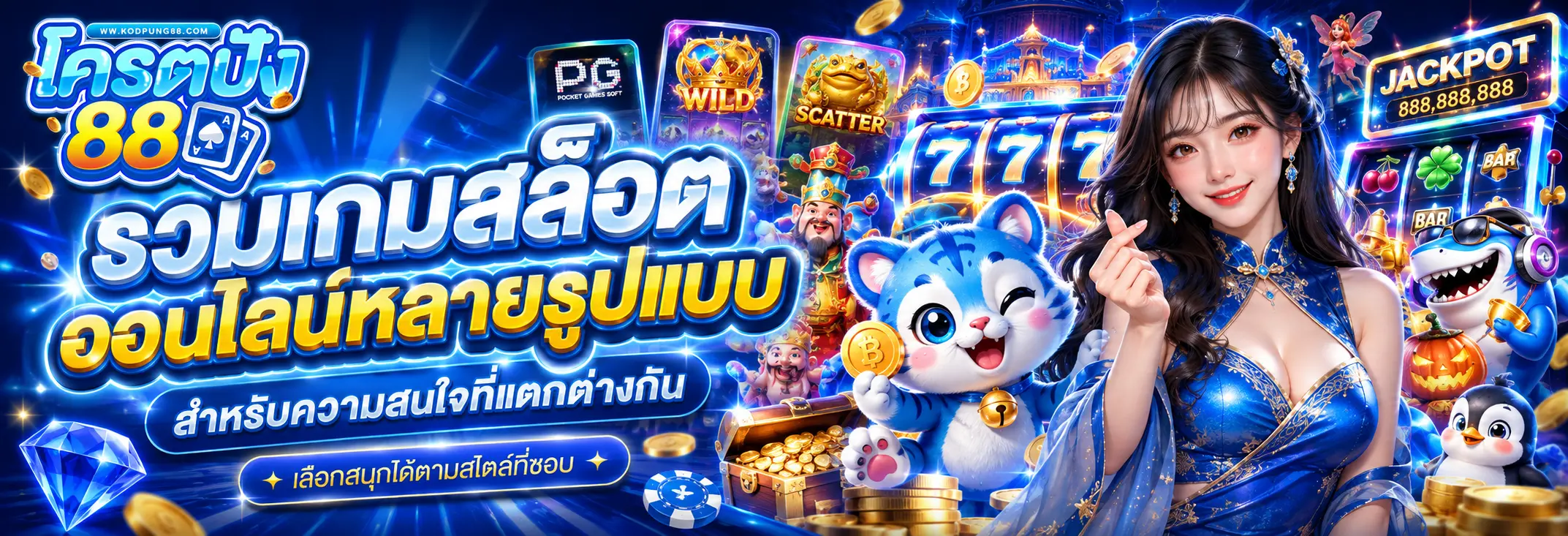 รวมเกมสล็อตออนไลน์หลายรูปแบบสำหรับความสนใจที่แตกต่างกัน